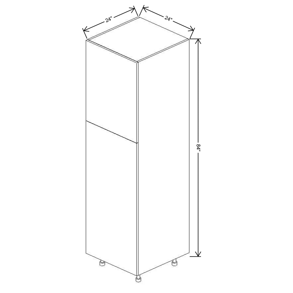Fabuwood Illume Catalina Bianco Matte 84"H Single Door Pantry